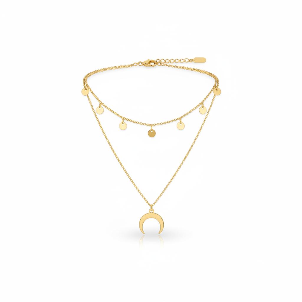 Colar Luna Essencial gold Mellina®